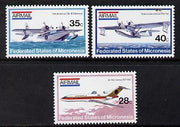Micronesia 1984 Aircraft set of 3 values unmounted mint, SG 21-23