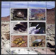 Tatarstan Republic 2003 Tortoises perf sheetlet containing set of 6 values unmounted mint