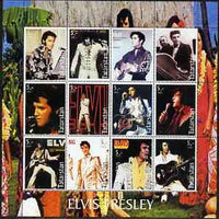 Tatarstan Republic 2003 Elvis Presley perf sheetlet containing set of 12 values unmounted mint