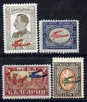 Bulgaria 1927 Air (Albatros overprint) opt set of 4 unmounted mint, SG 281-84