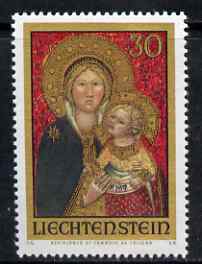 Liechtenstein 1975 Christmas - Madonna unmounted mint, SG 586