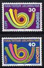 Liechtenstein 1973 Europa perf set of 2 unmounted mint, SG 576-77