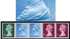 Great Britain 1971 Machin multi-value coil (2p,1/2p,1/2p,1p,1p) with constant variety 'white patch on shoulder of 1st 1/2p' SG spec U46h (ex G1 coil roll 8) unmounted mint