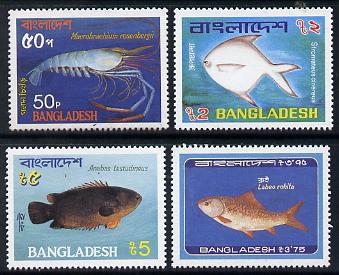 Bangladesh 1983 Fish set of 4 unmounted mint, SG 209-12