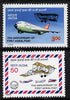 India 1986 Anniversary of Airmail Flight set of 2 unmounted mint, SG 1185-86*
