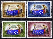 Samoa 1964 2nd Anniversary of New Zealand-Samoa Treaty of Friendship set of 4 unmounted mint, SG 253-256