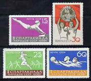 Russia 1959 2nd Russian Spartakiad set of 4 unmounted mint, SG 2355-58