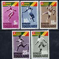 Togo 1965 first African Games set of 5 unmounted mint, SG 418-22