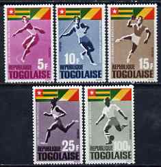 Togo 1965 first African Games set of 5 unmounted mint, SG 418-22