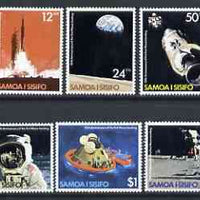 Samoa 1979 10th Anniversary of Moon Landing set of 6 unmounted mint SG 544-49