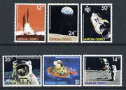 Samoa 1979 10th Anniversary of Moon Landing set of 6 unmounted mint SG 544-49