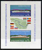 Bulgaria 1988 40th Anniversary of Danube Commission m/sheet of two values unmounted mint SG3570