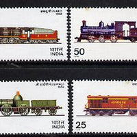 India 1976 Locomotives complete set of 4 unmounted mint, SG 806-9
