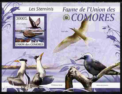 Comoro Islands 2009 Sea Birds perf s/sheet unmounted mint Yv 202, Mi BL 523