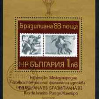 Bulgaria 1983 Brasiliana 83 Int Stamp Exhibition m/sheet fine used SG MS3093