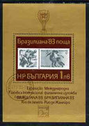 Bulgaria 1983 Brasiliana 83 Int Stamp Exhibition m/sheet fine used SG MS3093