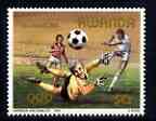Rwanda 1984 Football 50c unmounted mint,,from Los Angeles Olympics set of 8 (SG1204)*