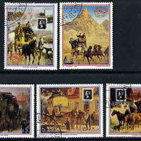 Paraguay 1990 150th Anniversary of the 1st Postage Stamp set of 5 fine cto used