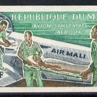 Mali 1963 Air 25f (Ambulance Plane) unmounted mint imperf colour trial proof (several different combinations available but price is for ONE) as SG 72