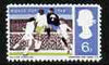 Great Britain 1966,World Cup Football 6d with red omitted,,'Maryland' perf forgery 'unused', as SG 694c - the word Forgery is either handstamped or printed on the back and comes on a presentation card with descriptive notes