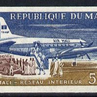 Mali 1963 Air 55f (Airliner on Tarmac) unmounted mint imperf colour trial proof (several different combinations available but price is for ONE) as SG 73