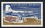 Mali 1963 Air 55f (Airliner on Tarmac) unmounted mint imperf colour trial proof (several different combinations available but price is for ONE) as SG 73