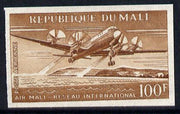 Mali 1963 Air 100f (Illyushin I1-18 Airliner taking off) unmounted mint imperf colour trial proof (several different combinations available but price is for ONE) as SG 74