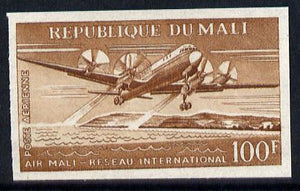 Mali 1963 Air 100f (Illyushin I1-18 Airliner taking off) unmounted mint imperf colour trial proof (several different combinations available but price is for ONE) as SG 74