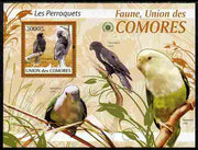 Comoro Islands 2009 Parrots perf s/sheet unmounted mint Yv 204, Mi BL 521