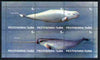 Touva 1998 White Whale & Narwhal composite sheetlet containing 6 values unmounted mint