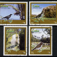 Cuba 1997 Birds complete perf set of 4 values cto used*