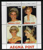 Estonia 1998 People's Princess Diana perf sheetlet containing 4 values unmounted mint