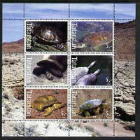 Tatarstan Republic 2003 Tortoises perf sheetlet containing set of 6 values cto used