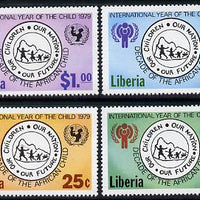 Liberia 1979 International Year of the Child set of 4 unmounted mint, SG 1371-74