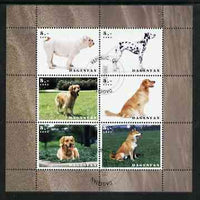 Dagestan Republic 2003 Dogs perf sheetlet containing set of 6 values cto used
