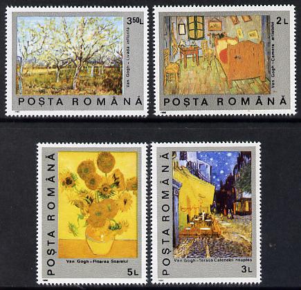 Rumania 1991 Death Centenary of Vincent Van Gogh set of 5 unmounted mint, SG 5318-22, Mi 4637-41