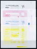 North Korea 1999 Australia '99 Stamp Exhibition (Ships) m/sheet, the set of 4 imperf progressive proofs comprising the 4 individual colours (magenta, yellow, blue & black) unmounted mint