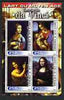 Ivory Coast 2003 Art of the Renaissance - Paintings by Leonardo da Vinci perf sheetlet containing 4 values unmounted mint