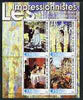 Ivory Coast 2003 Art of the Impressionists - Paintings by Claude Monet perf sheetlet containing 4 values unmounted mint