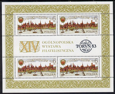 Poland 1983 Anniversary of Torun m/sheet unmounted mint SG MS 2891