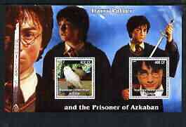 Congo 2003 Harry Potter & the Prisoner of Azkaban perf m/sheet containing 2 values unmounted mint