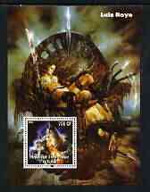 Congo 2003 Fantasy Paintings by Luis Royo perf m/sheet unmounted mint