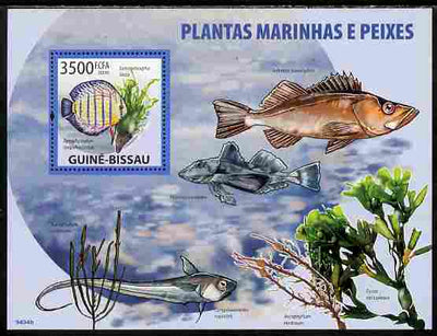 Guinea - Bissau 2009 Marine Plants & Fishes perf s/sheet unmounted mint Yv 457