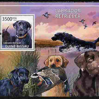 Guinea - Bissau 2009 Dogs - Labrador Retrievers perf s/sheet unmounted mint Yv 459