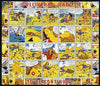 Benin 2003 Gullivera's Travels #01 - (Strip Cartoon) perf sheetlet of 20 (2 values + 18 labels) unmounted mint