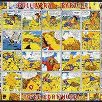 Benin 2003 Gullivera's Travels #01 - (Strip Cartoon) perf sheetlet of 20 (2 values + 18 labels) unmounted mint