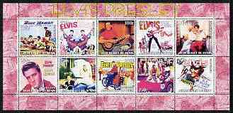 Benin 2003 Gullivera's Travels #02 - (Strip Cartoon) perf sheetlet of 20 (2 values + 18 labels) unmounted mint