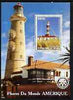 Benin 2003 Lighthouses of America perf m/sheet #01 with Rotary Logo unmounted mint