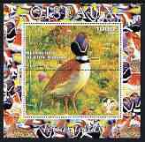 Ivory Coast 2003 Birds - Kite composite perf sheetlet containing 1 value + 1 label with Scouts Logo, unmounted mint