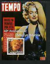 Benin 2003 40th Death Anniversary of Marilyn Monroe #01 - Scene from 'Jazz Just For Girls' perf m/sheet unmounted mint